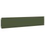 Bordes césped 30 uds acero laminado frío verde oliva 20x103 cm