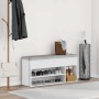 Banco zapatero madera de ingeniería blanco 102x30,5x45 cm von , Schuhregale und Schuhorganisatoren - Ref: Foro24-859136, Prei...
