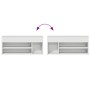 Banco zapatero madera de ingeniería blanco 102x30,5x45 cm von , Schuhregale und Schuhorganisatoren - Ref: Foro24-859136, Prei...