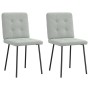 Sillas de comedor 2 unidades terciopelo gris claro von , Essstühle - Ref: Foro24-4101057, Preis: 83,85 €, Rabatt: %