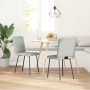 Sillas de comedor 2 unidades terciopelo gris claro von , Essstühle - Ref: Foro24-4101057, Preis: 83,85 €, Rabatt: %