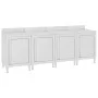 Mesa de trabajo comercial mueble acero inoxidable 240x60x96 cm de vidaXL, Restauración - Ref: Foro24-3058269, Precio: 915,79 ...
