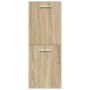 Juego de muebles de baño 4 pzas contrachapada roble Sonoma von , Badezimmermöbel - Ref: Foro24-3325028, Preis: 350,42 €, Raba...