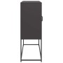 Aparador de acero laminado en frío negro 100,5x39x107 cm von , Sideboards - Ref: Foro24-853404, Preis: 129,29 €, Rabatt: %
