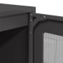 Aparador de acero laminado en frío negro 100,5x39x107 cm von , Sideboards - Ref: Foro24-853404, Preis: 129,29 €, Rabatt: %