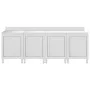 Mesa de trabajo comercial mueble acero inoxidable 240x60x96 cm de vidaXL, Restauración - Ref: Foro24-3058269, Precio: 915,79 ...