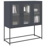Aparador de acero laminado en frío antracita 100,5x39x107 cm by , Sideboards - Ref: Foro24-853406, Price: 135,36 €, Discount: %