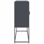 Aparador de acero laminado en frío antracita 100,5x39x107 cm by , Sideboards - Ref: Foro24-853406, Price: 135,36 €, Discount: %