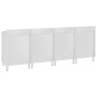 Commercial work table stainless steel furniture 240x60x96 cm by vidaXL, Restoration - Ref: Foro24-3058269, Price: 938,66 €, D...