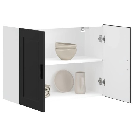Mueble de pared de cocina Porto madera contrachapada negra von , Küchenschränke - Ref: Foro24-854068, Preis: 84,45 €, Rabatt: %