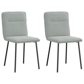 Sillas de comedor 2 unidades terciopelo gris claro von , Essstühle - Ref: Foro24-4101209, Preis: 87,75 €, Rabatt: %