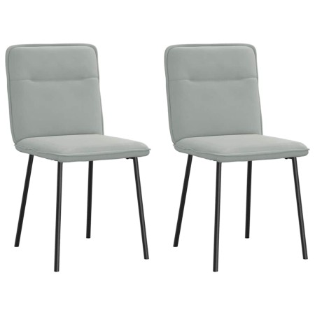 Sillas de comedor 2 unidades terciopelo gris claro von , Essstühle - Ref: Foro24-4101209, Preis: 87,75 €, Rabatt: %