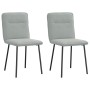 Sillas de comedor 2 unidades terciopelo gris claro von , Essstühle - Ref: Foro24-4101209, Preis: 87,75 €, Rabatt: %