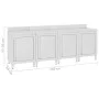 Mesa de trabajo comercial mueble acero inoxidable 240x60x96 cm de vidaXL, Restauración - Ref: Foro24-3058269, Precio: 915,79 ...
