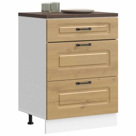 Mueble bajo de cocina Kalmar roble artesanal madera ingeniería von , Küchenschränke - Ref: Foro24-854288, Preis: 111,24 €, Ra...