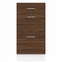 Armario bajo de roble marrón 40x46x81,5 cm madera de ingeniería by , Kitchen cabinets - Ref: Foro24-854217, Price: 93,78 €, D...