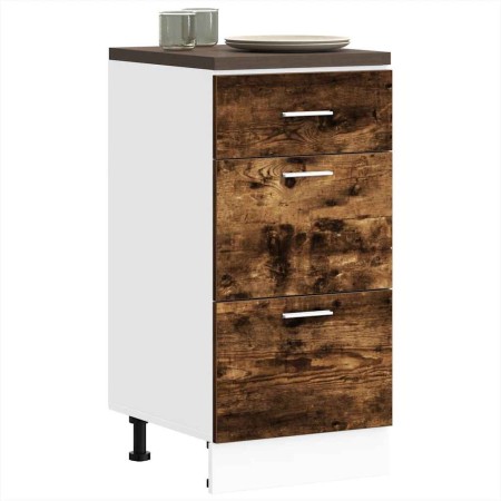 Armario bajo roble ahumado 40x46x81,5 cm madera de ingeniería von , Küchenschränke - Ref: Foro24-854215, Preis: 87,13 €, Raba...