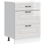 Mueble bajo cocina Kalmar madera ingeniería blanca alto brillo von , Küchenschränke - Ref: Foro24-854281, Preis: 129,08 €, Ra...