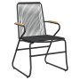 Juego de comedor de jardín 5 piezas ratán PVC negro by vidaXL, Garden sets - Ref: Foro24-3060269, Price: 390,84 €, Discount: %