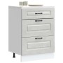 Mueble bajo de cocina Kalmar madera de ingeniería gris hormigón von , Küchenschränke - Ref: Foro24-854283, Preis: 107,34 €, R...