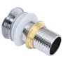 Push drain overflow function silver 6.4x6.4x9.1cm by vidaXL, Faucets - Ref: Foro24-149059, Price: 13,14 €, Discount: %