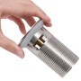 Push drain overflow function silver 6.4x6.4x9.1cm by vidaXL, Faucets - Ref: Foro24-149059, Price: 13,14 €, Discount: %