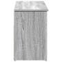 Banco zapatero madera de ingeniería gris sonoma 102x30,5x45 cm von , Schuhregale und Schuhorganisatoren - Ref: Foro24-859141,...