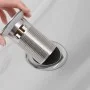 Push drain overflow function silver 6.4x6.4x9.1cm by vidaXL, Faucets - Ref: Foro24-149059, Price: 12,48 €, Discount: %