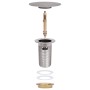 Push-Drain-Überlauffunktion silber 6,4x6,4x9,1cm von vidaXL, Wasserhähne - Ref: Foro24-149059, Preis: 13,14 €, Rabatt: %