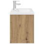 Mueble para lavabo con lavabo integrado y grifo roble artesanal von , Badezimmermöbel - Ref: Foro24-3328908, Preis: 239,56 €,...