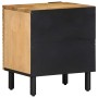 Mesitas de noche 2 uds madera maciza de mango marrón 40x33x46cm by , Nightstands - Ref: Foro24-4017717, Price: 111,21 €, Disc...