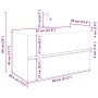 Mueble para lavabo con lavabo integrado y grifo roble artesanal von , Badezimmerwaschtische - Ref: Foro24-3328934, Preis: 262...