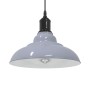 Lámpara colgante regulable en altura E27 gris brillante Ø 31cm de , Lámparas - Ref: Foro24-4103438, Precio: 29,75 €