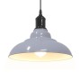 Lámpara colgante regulable en altura E27 gris brillante Ø 31cm von , Lampen - Ref: Foro24-4103438, Preis: 32,28 €, Rabatt: %