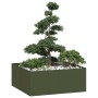 Jardinera acero verde oliva 100x100x40 cm von , Töpfe und Pflanzgefäße - Ref: Foro24-860818, Preis: 79,99 €, Rabatt: %
