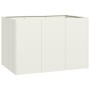 Jardinera acero blanco 120x80x80 cm von , Töpfe und Pflanzgefäße - Ref: Foro24-860788, Preis: 118,33 €, Rabatt: %