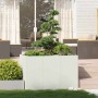 Jardinera acero blanco 120x80x80 cm von , Töpfe und Pflanzgefäße - Ref: Foro24-860788, Preis: 118,33 €, Rabatt: %