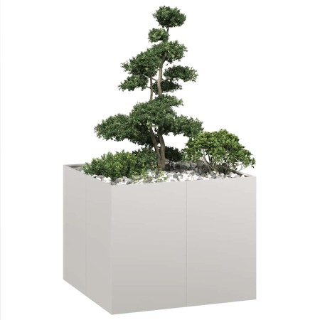 Jardinera 100x100x80 cm acero inoxidable von , Töpfe und Pflanzgefäße - Ref: Foro24-860826, Preis: 195,33 €, Rabatt: %
