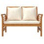 3-piece garden furniture set with acacia wood cushions by vidaXL, Garden sets - Ref: Foro24-3058095, Price: 455,83 €, Discoun...