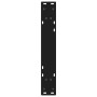 Patas para mesa de comedor 2 uds acero negro 50x(72-73,3) cm de , Patas para mesas - Ref: Foro24-4012716, Precio: 108,34 €, D...