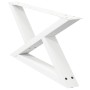 Patas para mesa de centro 2unidades acero blanco 70x(30-31,3)cm von , Tischbeine - Ref: Foro24-4012693, Preis: 80,25 €, Rabat...