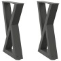 Patas de mesa centro 2uds acero antracita 38x(42-43,3) cm de , Patas para mesas - Ref: Foro24-4012702, Precio: 67,23 €, Descu...
