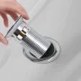 Push drain without overflow function silver 6.4x6.4x9.1 cm by vidaXL, Faucets - Ref: Foro24-149064, Price: 14,73 €, Discount: %