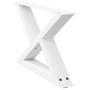 Patas para mesa de centro 2unidades acero blanco 50x(30-31,3)cm by , Table legs - Ref: Foro24-4012685, Price: 69,97 €, Discou...