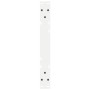 Patas para mesa de centro 2unidades acero blanco 50x(30-31,3)cm by , Table legs - Ref: Foro24-4012685, Price: 69,97 €, Discou...