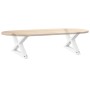 Patas para mesa de centro 2unidades acero blanco 50x(30-31,3)cm by , Table legs - Ref: Foro24-4012685, Price: 69,97 €, Discou...
