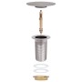 Push-Ablauf ohne Überlauffunktion silber 6,4x6,4x9,1 cm von vidaXL, Wasserhähne - Ref: Foro24-149064, Preis: 15,03 €, Rabatt: %