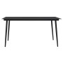 Juego de comedor de jardín 5 piezas ratán PVC negro by vidaXL, Garden sets - Ref: Foro24-3060269, Price: 390,84 €, Discount: %