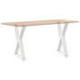 Patas de mesa de comedor 2 uds acero blanco 60x(72-73,3) cm von , Tischbeine - Ref: Foro24-4012721, Preis: 111,31 €, Rabatt: %