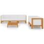 Gartenmöbel- und Kissenset 6-teilig aus massivem Akazienholz von vidaXL, Gartensets - Ref: Foro24-3058118, Preis: 736,83 €, R...